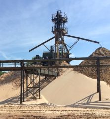 sand processing plant
