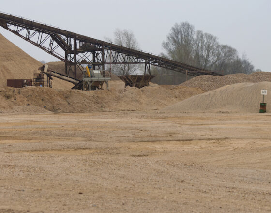 sand and gravel plant